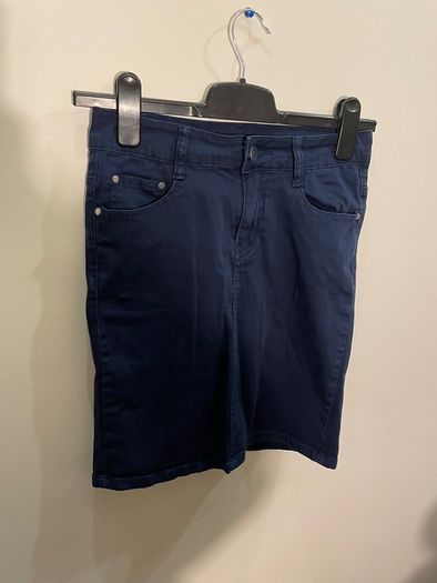 BS JEANS Navy Blue Stretch Denim Mini Skirt Size 8!