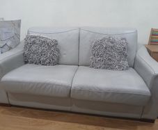 Light gray sofa bed