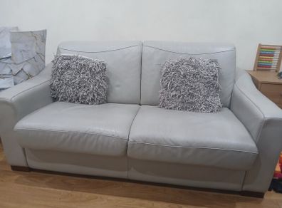 Light gray sofa bed