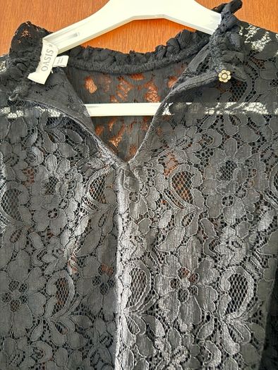 blouse black XS elegant