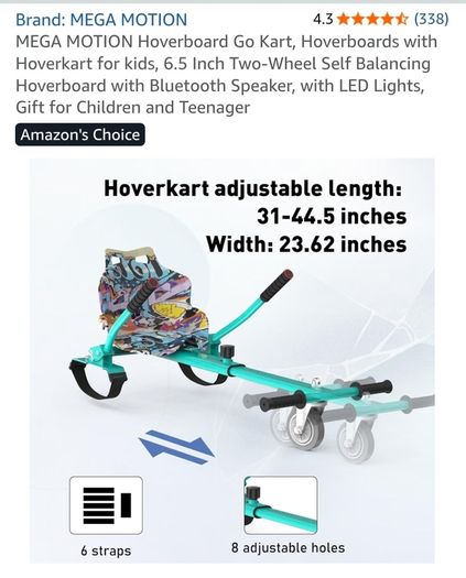 Hoverboard Go Kart