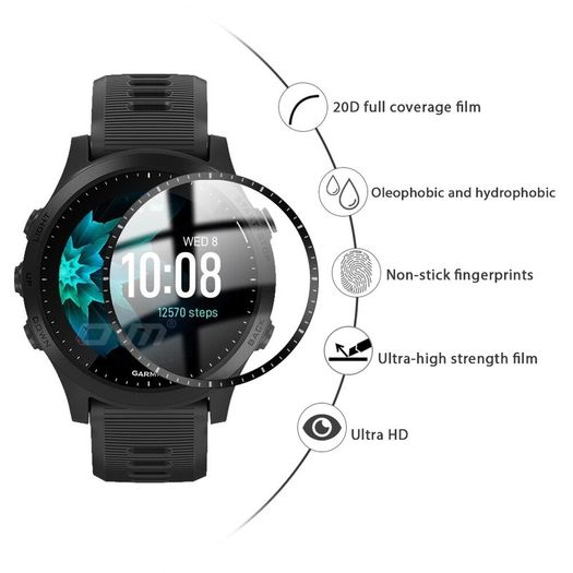 5D Screen Protector Film For Garmin Forerunner 945 Smart Watch Soft Protective Cover for Garmin F945 F 945 (Not Glass)