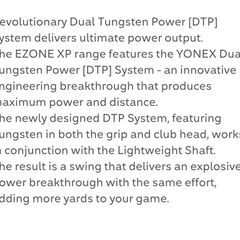 yonex ezone xp irons