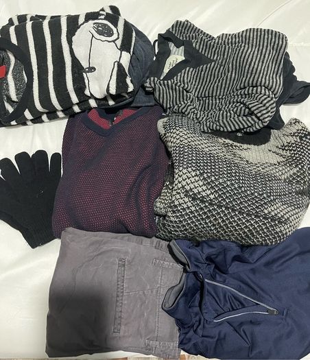 Various men clothes and pyjamas