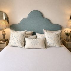 Blue Super King Helen Turkington Headboard