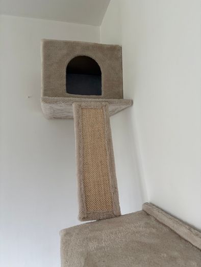 cat climbing set + toys - mint condition