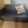 IKEA Charcoal Grey 2.    Seater Sofa Bed Bed Image 2
