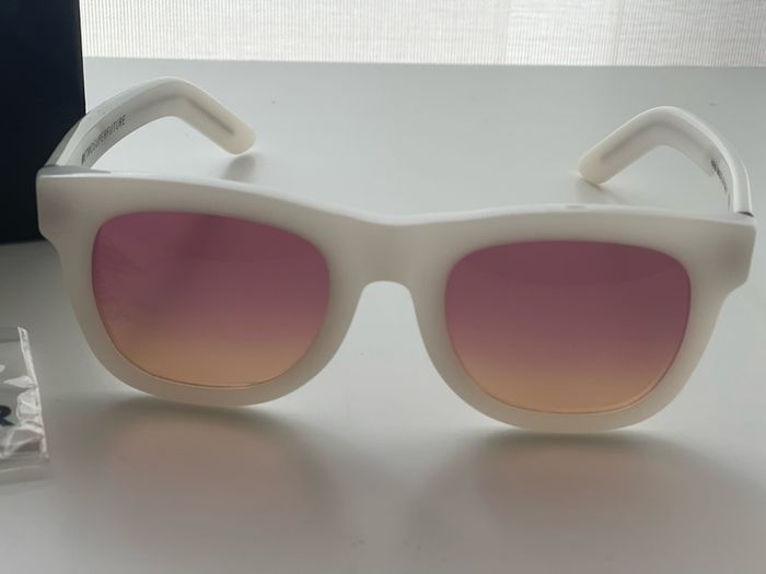 Retrosuperfuture Gradient Pink Lenses Sunglasses Model Ciccio Avorio