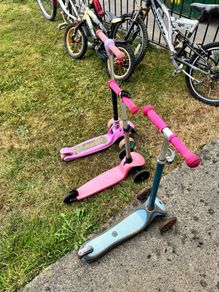 Free bikes and scooters