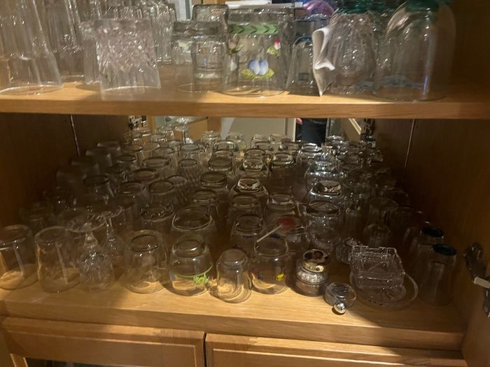 Coffee sets and glasses