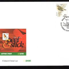 2002 Ireland Tenth Definitive Series Birds 41c Self-Adhesive Coils (Chaffinch & Goldcrest) An Post First Day Cover (FDC)