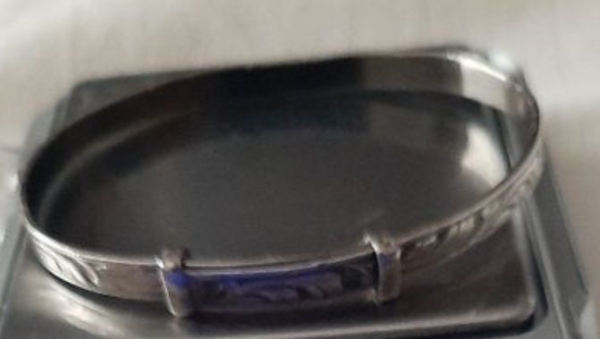 Childs vintage sterling silver bracelet