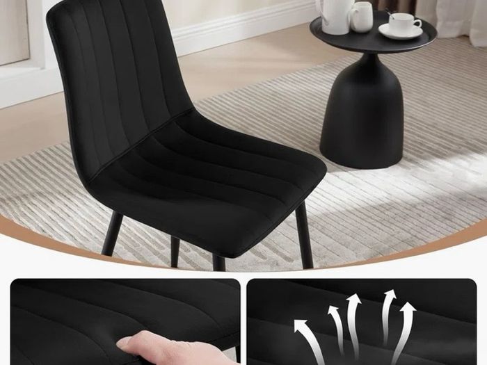 Brand new velvet dining chairs x 2