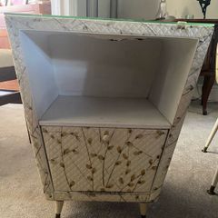 1960s vintage bedroom set locker and chair