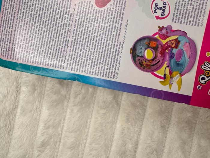 Polly Pocket Micro Doll Sparkle Cove Adventure Unicorn Floatie Compact Playset new Please look at the pictures