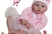 20" Reborn Doll Realistic Baby Doll with Soft Cloth Body,