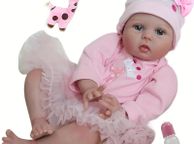 main image for ad 20" Reborn Doll Realistic Baby Doll with Soft Cloth Body,