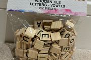 Wooden Tile Craft Letters