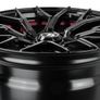 15"Japan Type Black Alloy Wheels Chevrolet Citroen Dacia Fiat Honda Hyundai Kia Mazda Mitsubishi Nissan Renault Suzuki Seat Toyota VW 4x100 / 4x114,3 Image 2