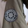 Brave Soul Womens Khaki Hooded Parka Coat Faux Fur Trim Size 12 Outdoor Image 5