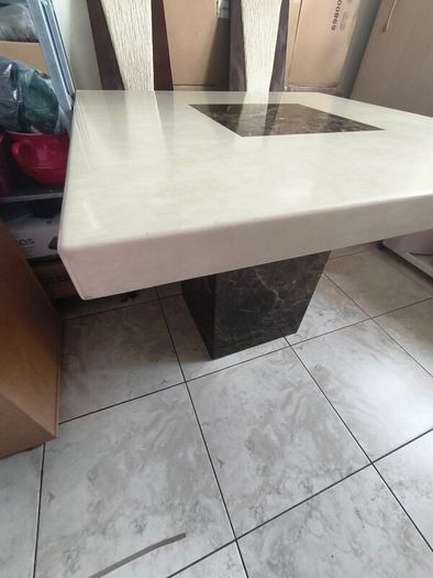 marble table