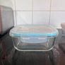 3 Glass Food Storage Containers with Lids Image 3
