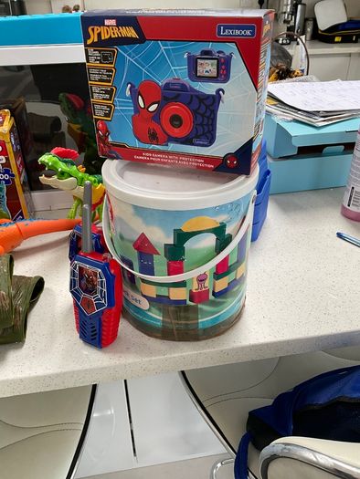 Free box of toys