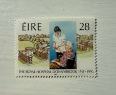 The Royal Hospital Donnybrook commemorative stamp 1993 mint condition
