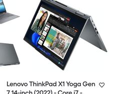 Lenovo ThinkPad X1 Yoga Gen 7 - 4K OLED, Ultra-Light CNC Aluminum, Intel i7-1260P, 16GB LPDDR5, 512GB NVMe SSD, Charger Included