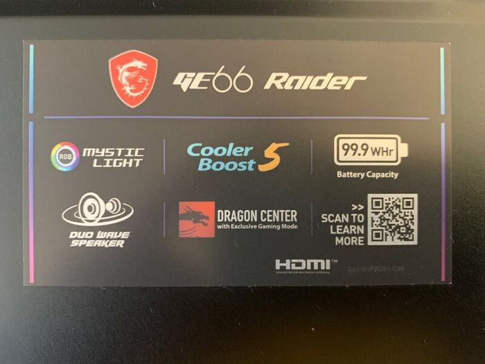 Msi Raider Gaming Laptop / RTX 2070 / i7 5.1Ghz / 2TB HDD / 16GB Ram / 240HZ