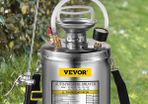 BRAND NEW 12L Hand Powered Sprayer Stainless Steel Watering Spraying Sprinkling Atomizer Pump Home Ground Garden Cleaning Sprayer