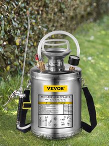 BRAND NEW 12L Hand Powered Sprayer Stainless Steel Watering Spraying Sprinkling Atomizer Pump Home Ground Garden Cleaning Sprayer