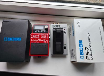 Boss RC-5 and FS-7 Bundle