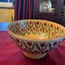 Nicholas Mosse Red Tulip vintage 9 inch diameter bowl Image 7