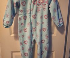 SALE!  Blue Floral Sleep Suit for 2-3 year olds