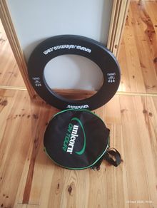 unicorn on tour, travel darts and ring