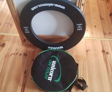 unicorn on tour, travel darts and ring