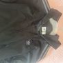 Brand new Adidas women's black velour hoodie jumper size UK14 EU42 Postage included Image 2