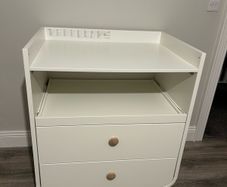 IKEA changing table with drawers