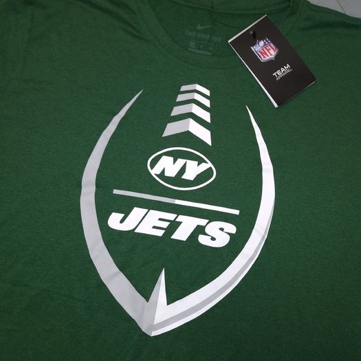 FREE POST New York Jets (XL) Tshirt Tee Shirt Jersey BNWT Nike Green American Football NFL USA Extra Large