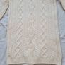 Lacoste alpaca wool Knitted long jumper Size 10 eu 38 cream in new condition Image 9