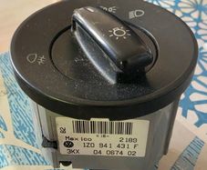 VAG Volkswagen Audi Skoda OEM headlight switch IZO 941 341 F