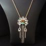 Boho Bohemian Vintage Style Statement Necklace Image 2