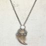 1 Prehistoric Bear Claw Talisman on a Sterling Silver Belcher Chain Image 6
