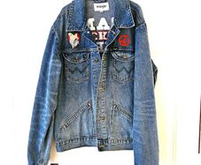 Wrangler customized denim men jacket