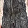 midi 100% leather skirt Image 5