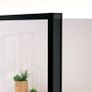 Interior Door Black 76x201.5 cm Tempered Glass&Aluminium Image 5