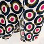 Size 12/14 Navy & Cream Dress by Milano, Italy Image 4