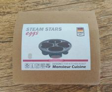 Steam Stars Silicone Egg Poacher Insert for Monsieur Cuisine