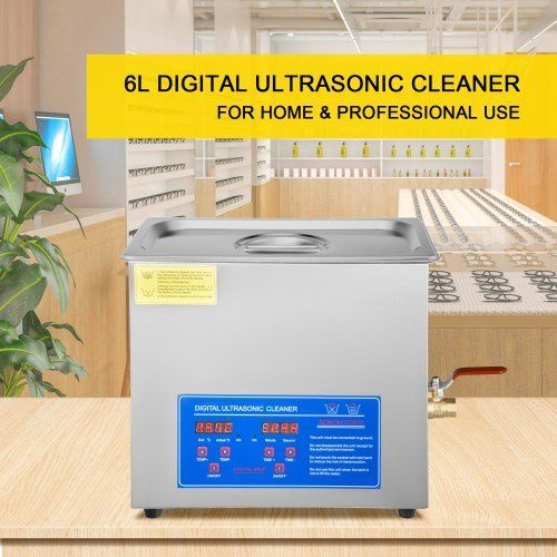 3 OR 6L  Ultrasonic Cleaner Liquid Cleaning Jewelry 6L 380w Stainless Steel